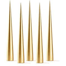 Load image into Gallery viewer, Ester and Erik Cone Candle - Gold