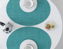 Load image into Gallery viewer, Mini Basketweave Table Runner - TURQUOISE