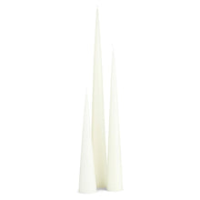 Load image into Gallery viewer, Ester and Erik Cone Candle - White
