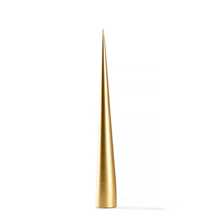 Ester and Erik Cone Candle - Gold