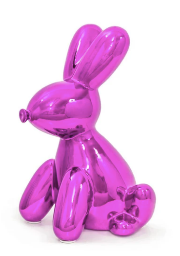 Balloon Money Bank - Big Bunny. Pink