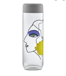 Finesse Rock and Pop - Clear and Grey Cover Bottle