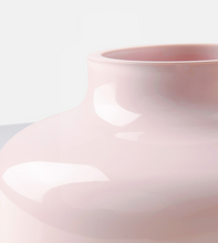 Load image into Gallery viewer, Magnolia Vase - Pink top &amp; Clear bottom
